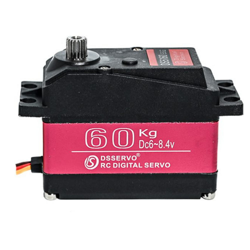 60kgcm Metal Gear Servo Motor Ultra Torque Quarter Scale -Motors & Mechanical -Servo Motors -Robocraze