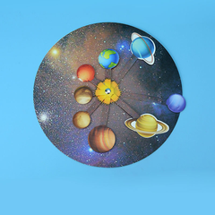 Pludo Spin &amp; Orbit STEM Kit - DIY Science Toy for Kids 8-11 | Grade 3-5 Solar System Activity Model - DIY Kit -Pludo Education Kit -Robocraze