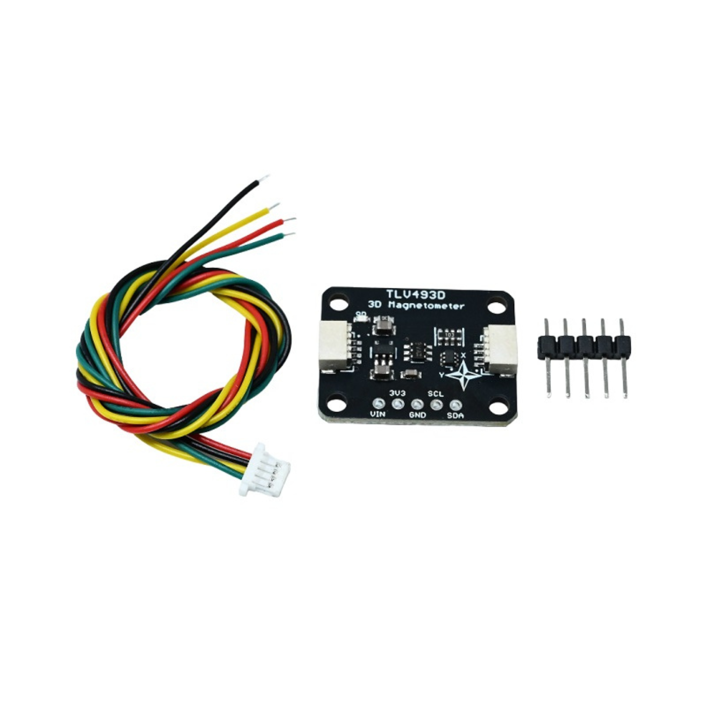 SmartElex TLV493D Triple-Axis Magnetometer Sensor with I2C Interface ...