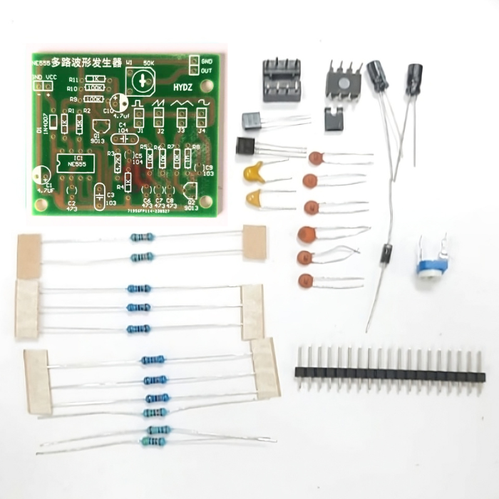 NE555 Multi-Channel Waveform Generator Module