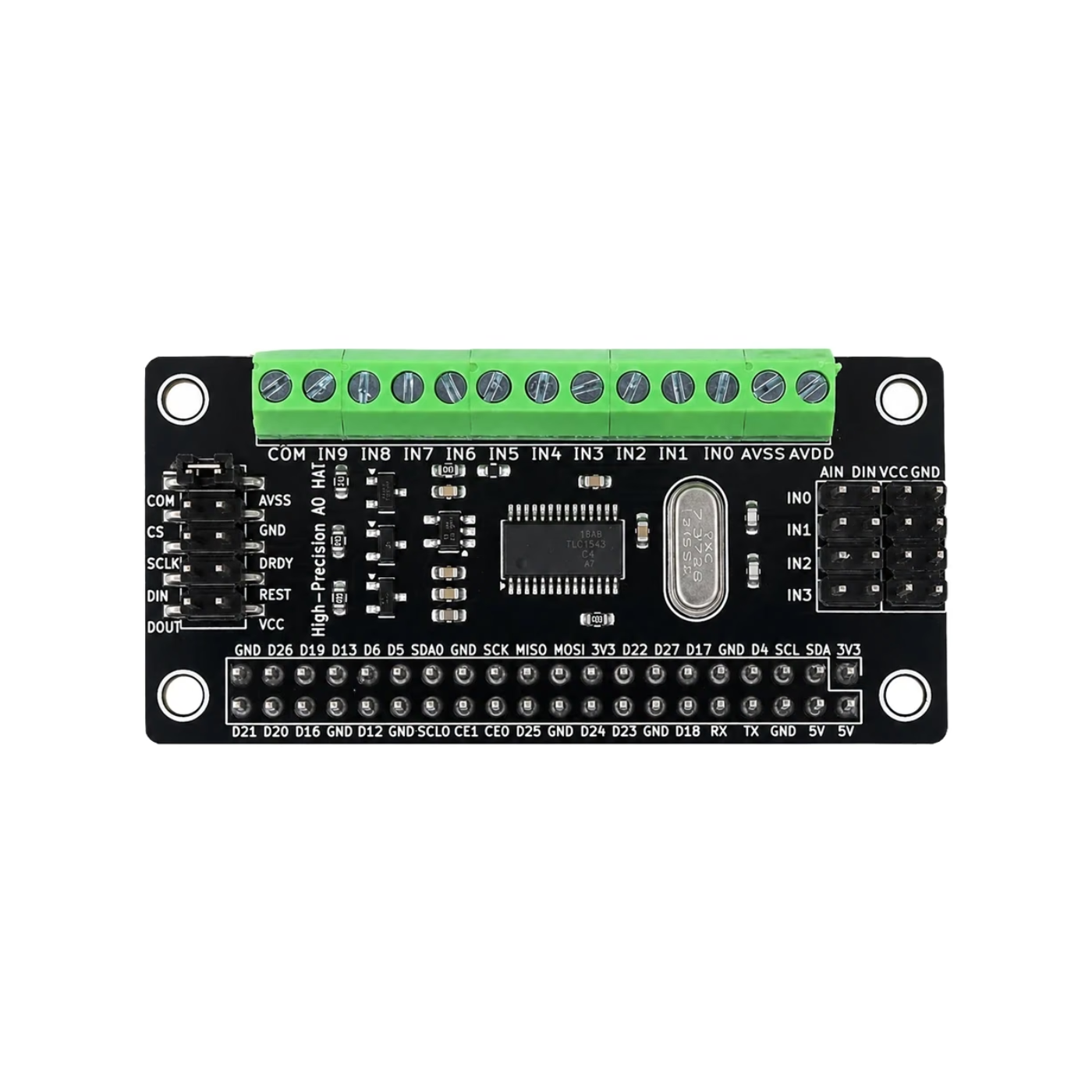 SmartElex High-Precision AD HAT for Raspberry Pi