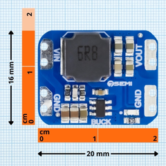 7Semi 14V-30V Input to 12V 3A Output DC-DC Buck Converter - AP63300
