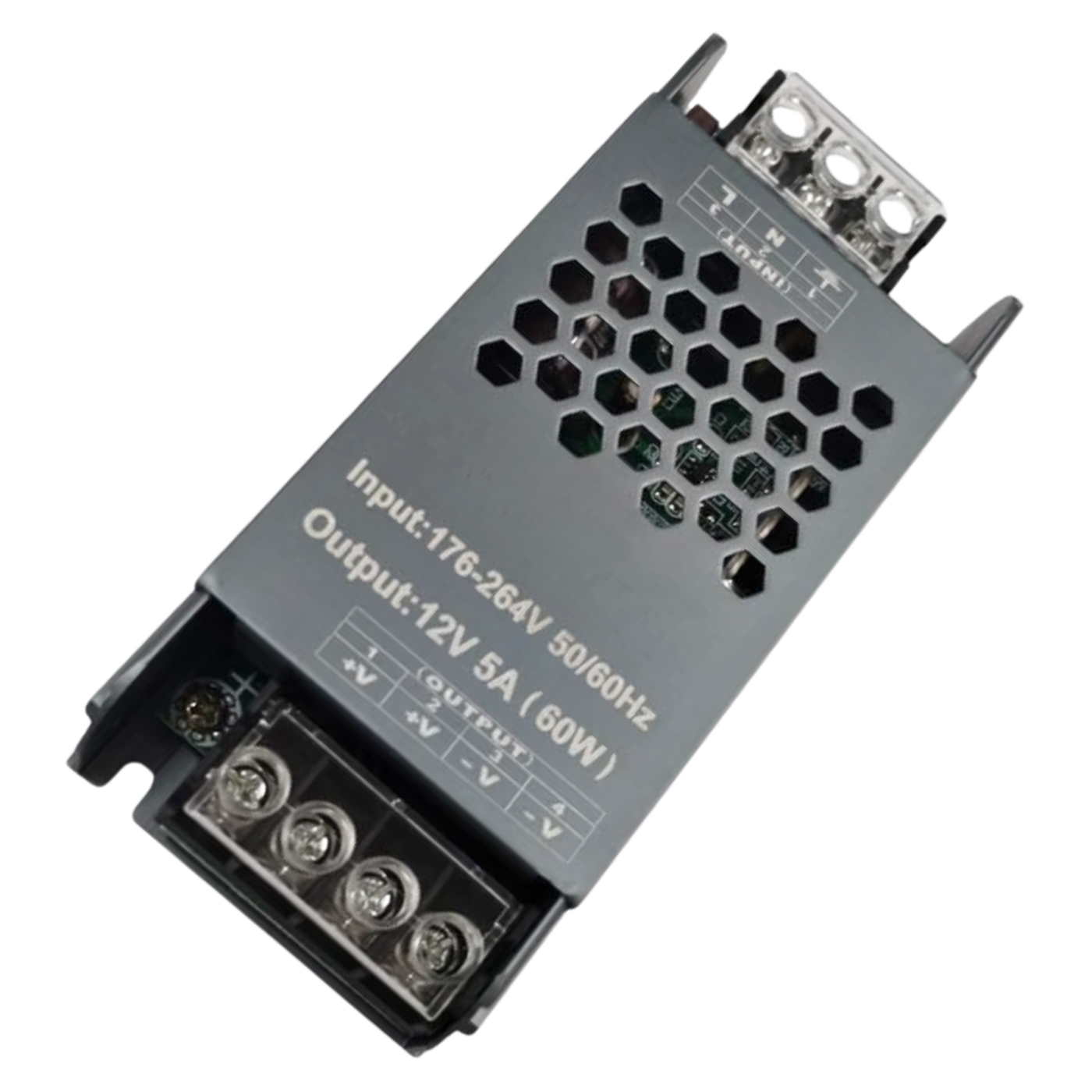 12V 5A SMPS – 12V 5A SMPS power supply for Arduino, LED lighting & security systems. -Power Supply -Robocraze