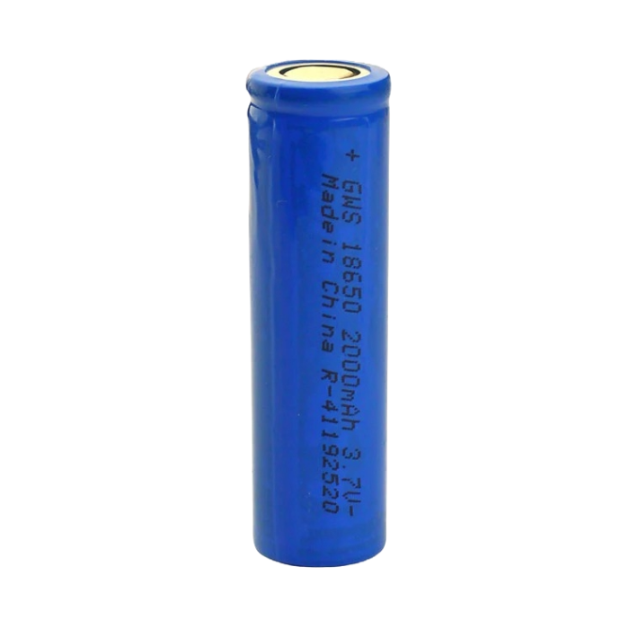3.7V 2000mAh 18650 Li-ion Battery – Rechargeable battery for various needs. -Lithium Battery -Robocraze