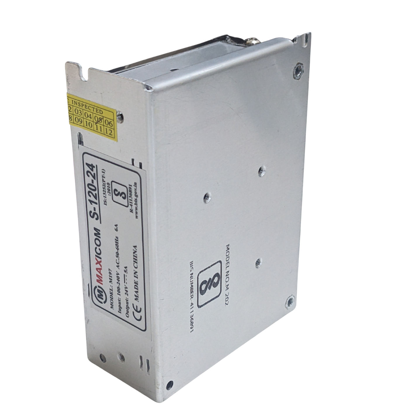 24V 5A SMPS Power Supply – 24V 5A SMPS power supply for stable voltage output in electronics. -Power Supply -Robocraze
