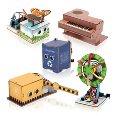 ACEBOTT QE201 Wooden Board for ESP32 Basic Starter Kit (Expansion Pack) -STEM Kits -Robocraze