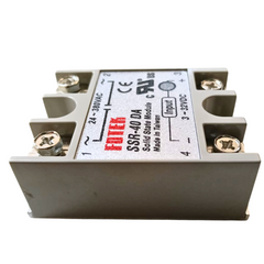 Fofek SSR-40DA 3-32VDC to 24-380VAC Solid State Relay – 40A AC power control relay. -Robocraze