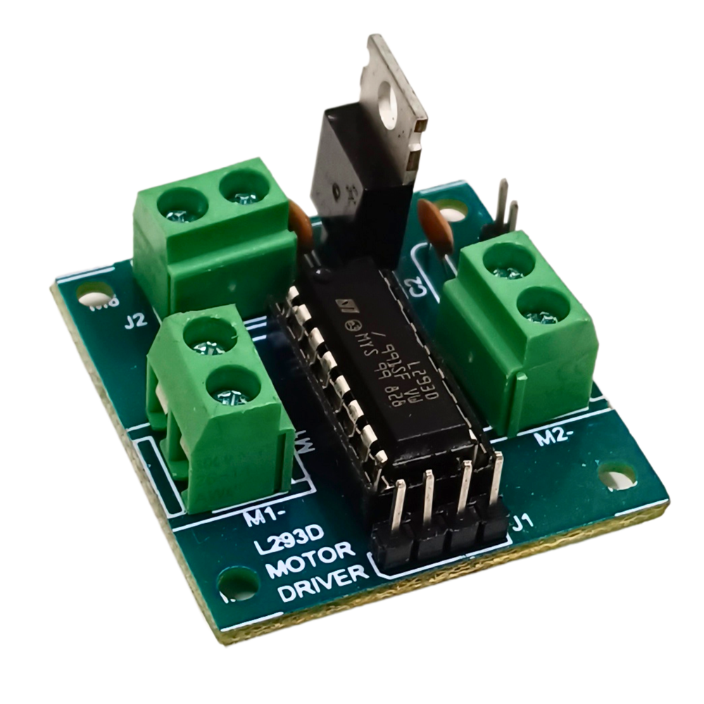 L293D 4 Channel DC Motor Driver – Robocraze