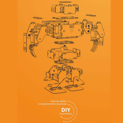 RoboMaker JMC-SV-1707 10 DOF Humanoid Robot Kit -DIY Kits -Robotic Kits -Robocraze