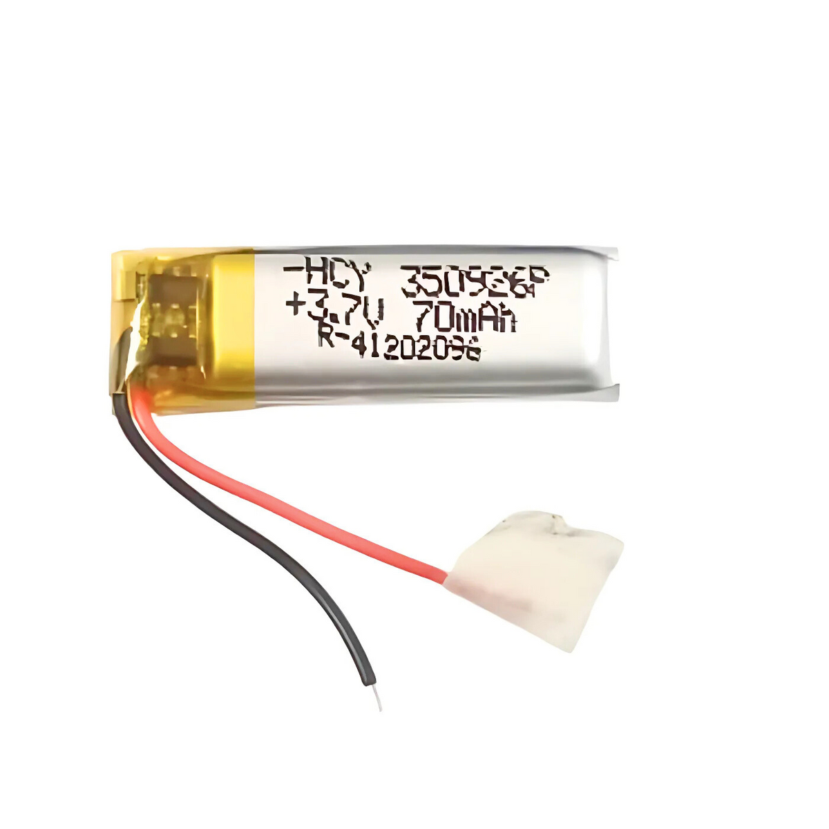 Witty Fox 70mAh Rechargeable 3.7V Lithium Polymer Battery -LiPo Battery for Drone -Robocraze