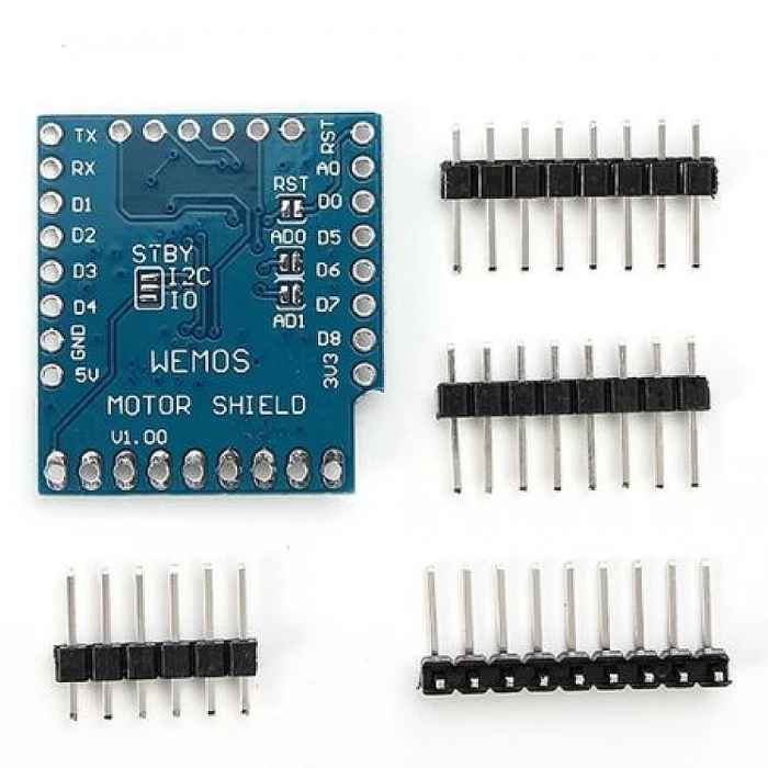 Wemos D1 Mini I2C Dual Motor Driver Shield – High-performance motor driver for IoT & robotic automation – Robocraze