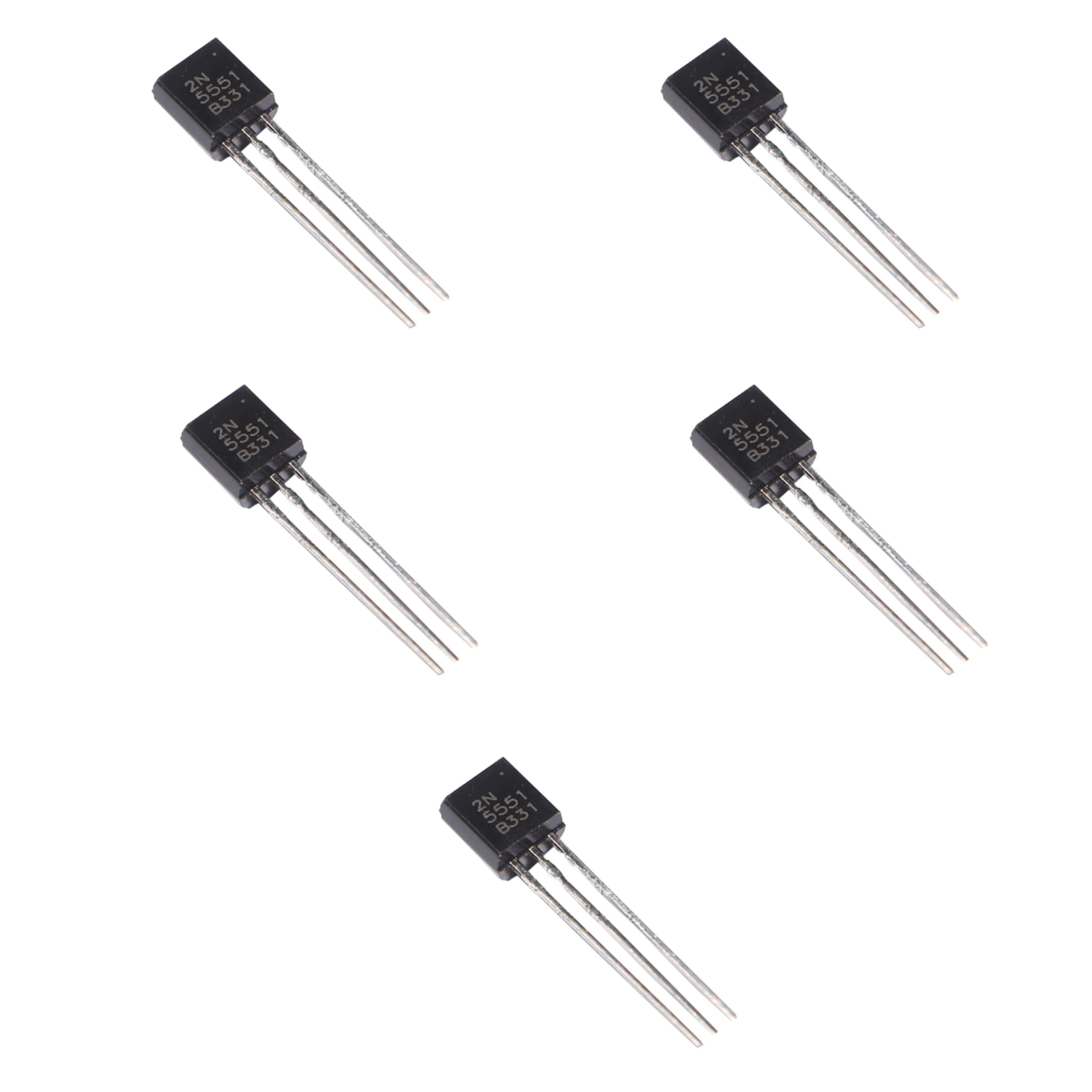 2N5551 NPN High Voltage TO92 Amplifier Transistor - Pack of 5-picture-11