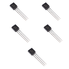 2N5551 NPN High Voltage TO92 Amplifier Transistor - Pack of 5
