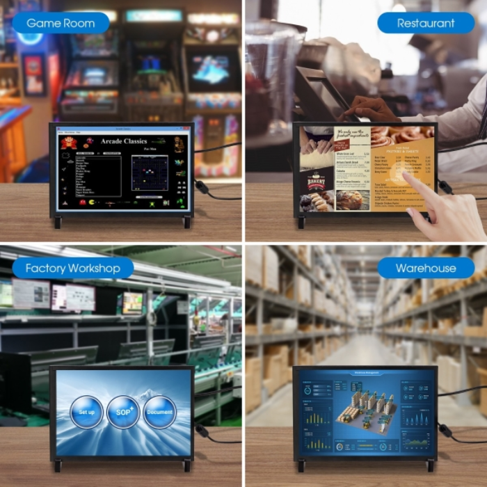 Elecrow 10.1 inch Touch Screen Display 1280x800 – HD Raspberry Pi Display for Pi & Jetson Nano projects. -Robocraze