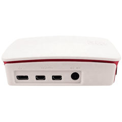 Raspberry Pi 4 Case Red & White (Chinese) – Bold Official Raspberry Pi Case for Pi 4 in red & white. -Robocraze