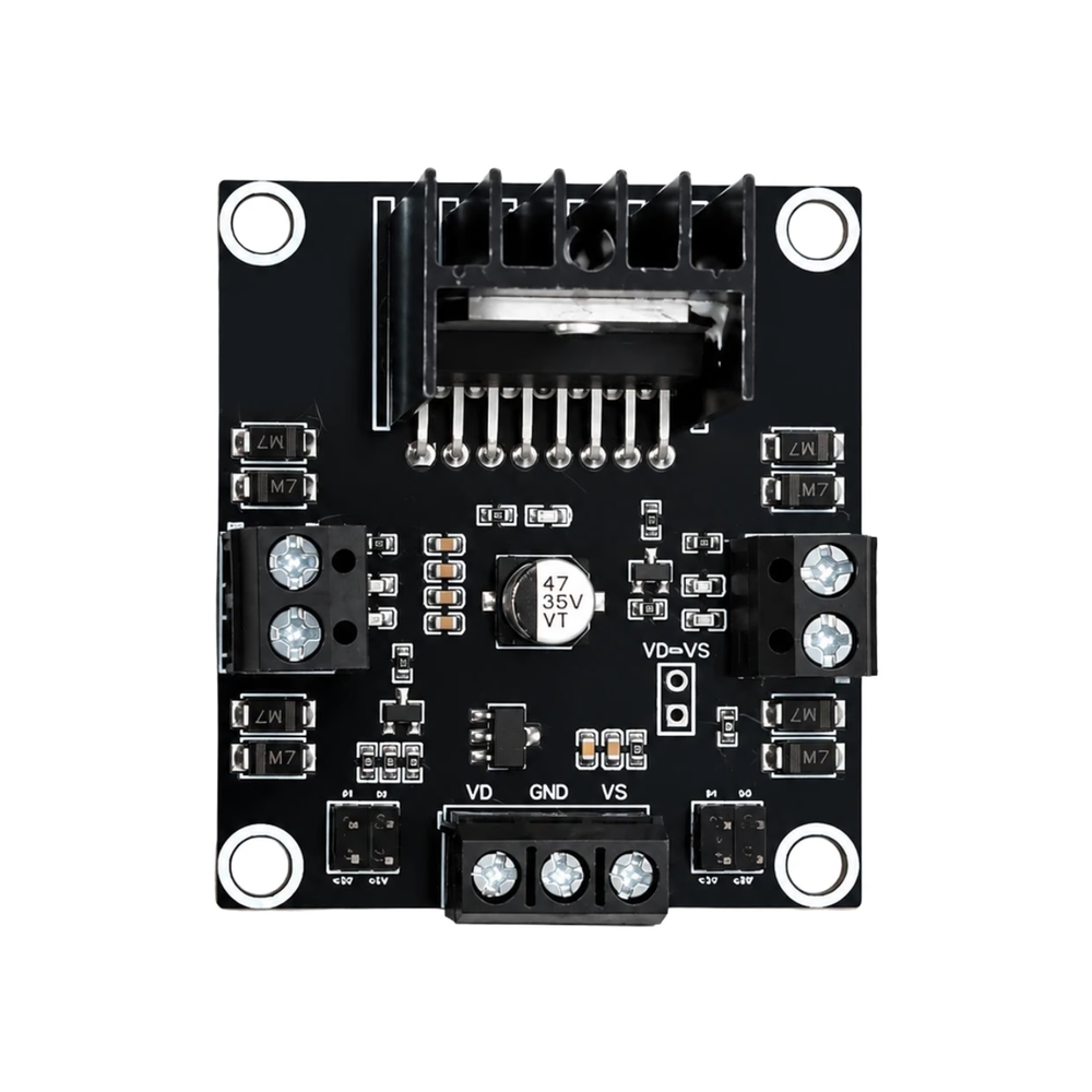 SmartElex 2x2A DC Dual Motor Controller V2 | L298N Dual H-Bridge Motor Driver