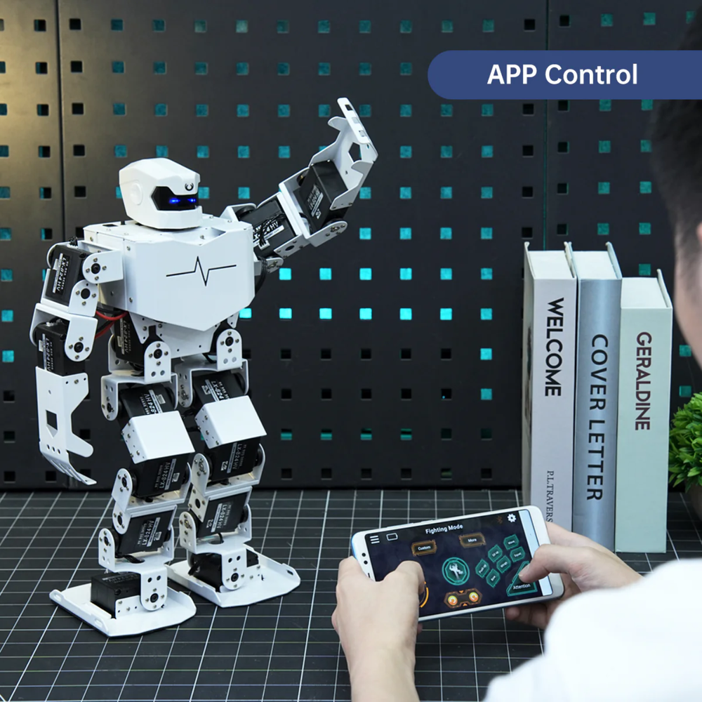 H5S Hiwonder 16DOF Intelligent Humanoid Singing and Dancing Robot - Robocraze