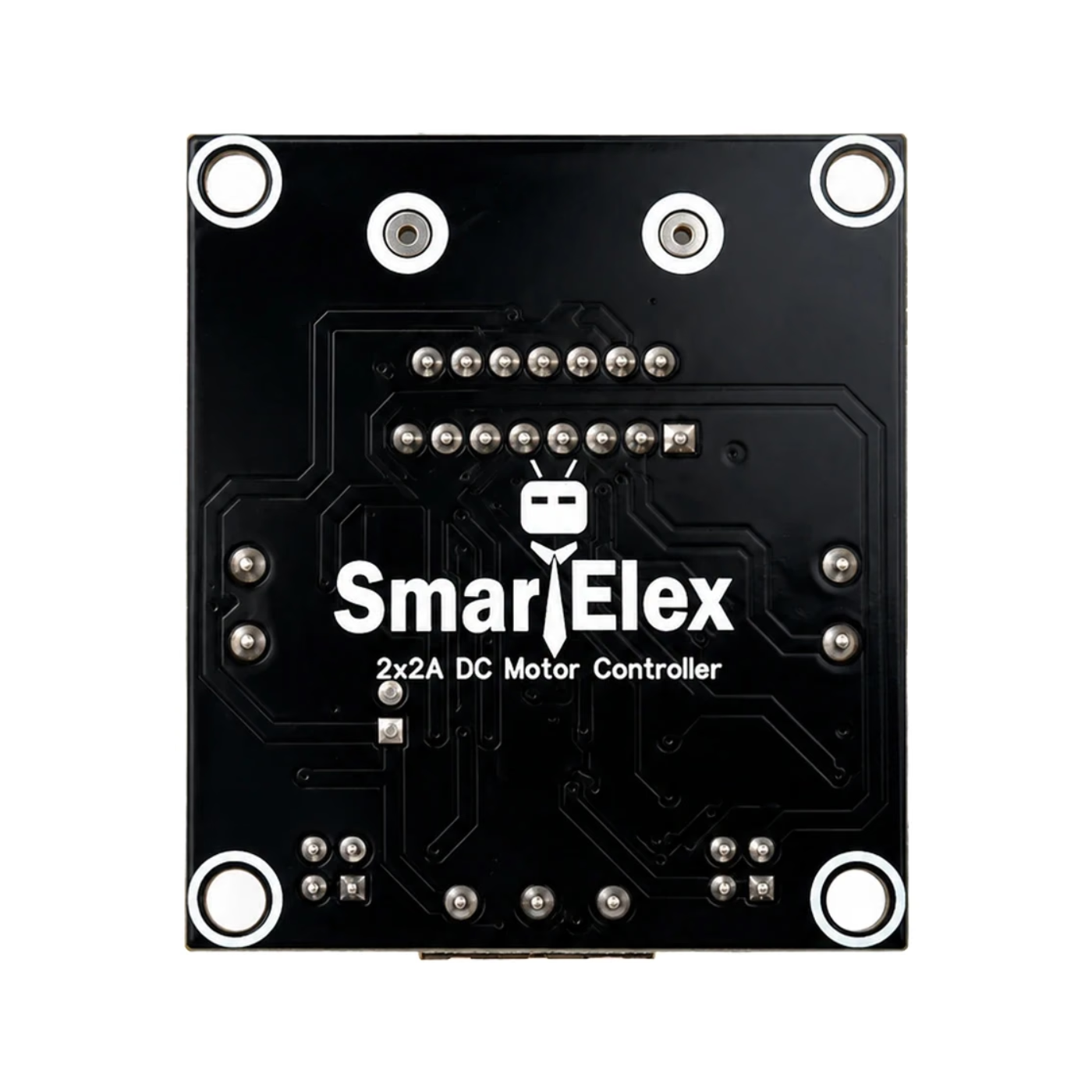 SmartElex 2x2A DC Dual Motor Controller V2 | L298N Dual H-Bridge Motor Driver