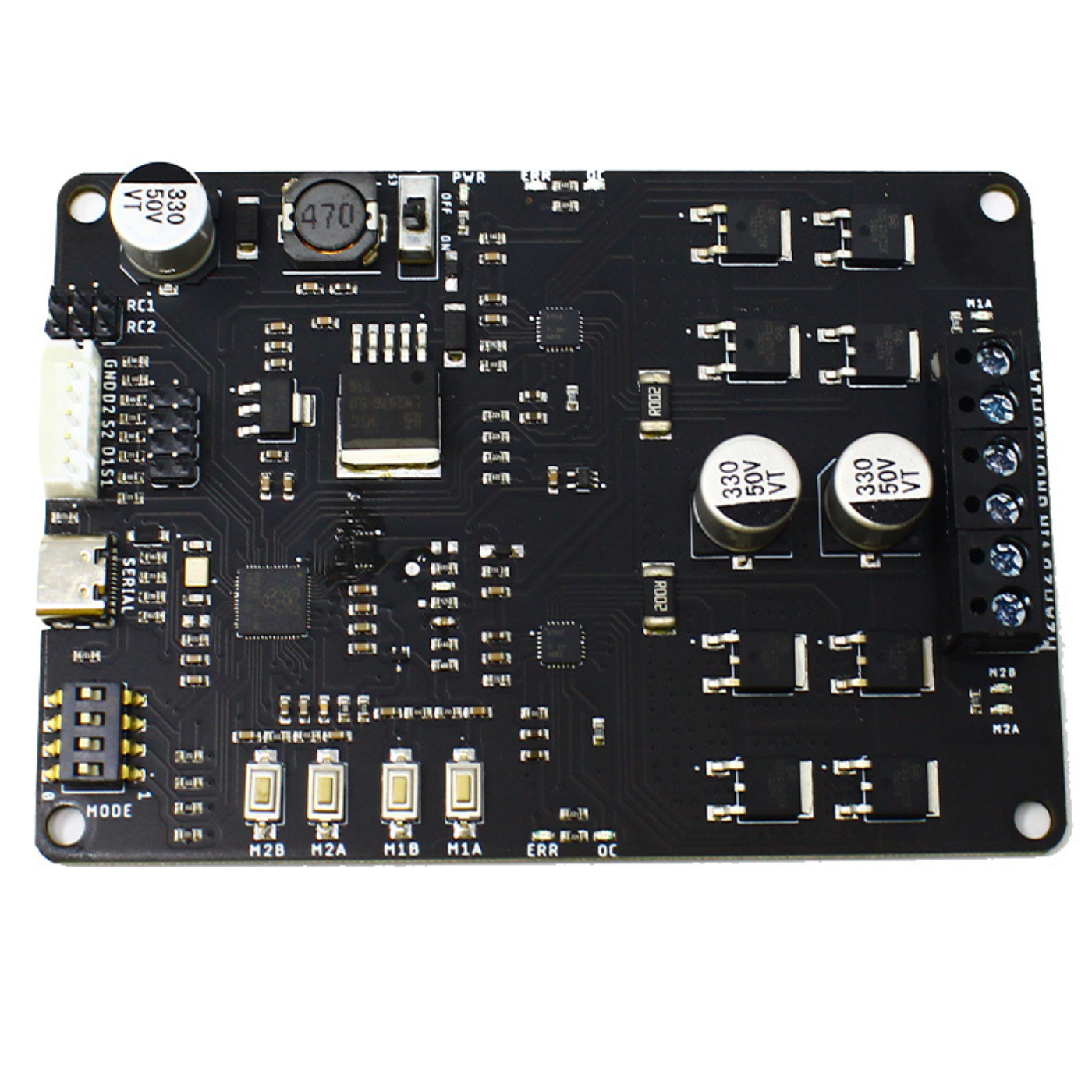 SmartElex 15D PWM & RC Dual Channel Motor Driver -Robocraze