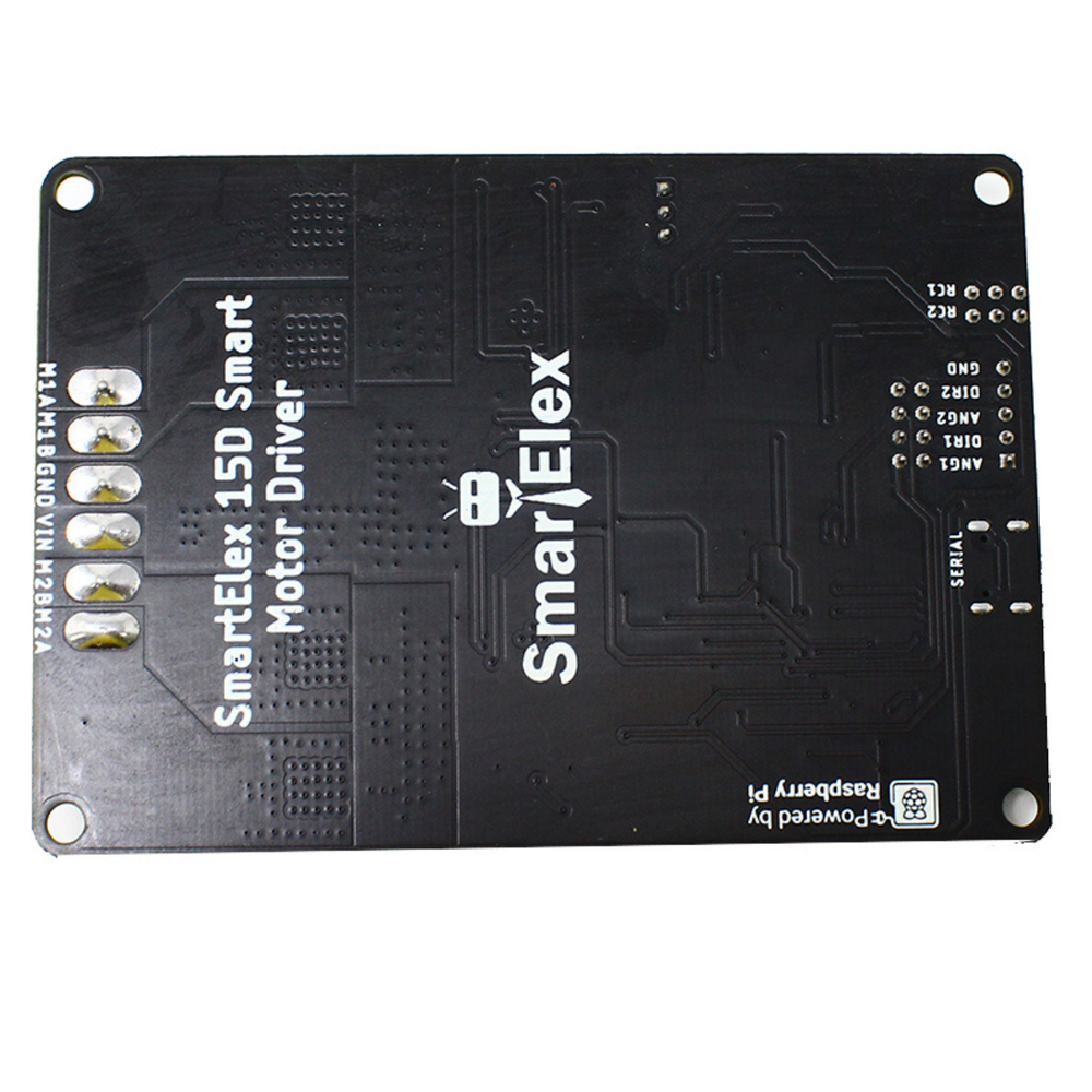 SmartElex 15D PWM & RC Dual Channel Motor Driver -Robocraze
