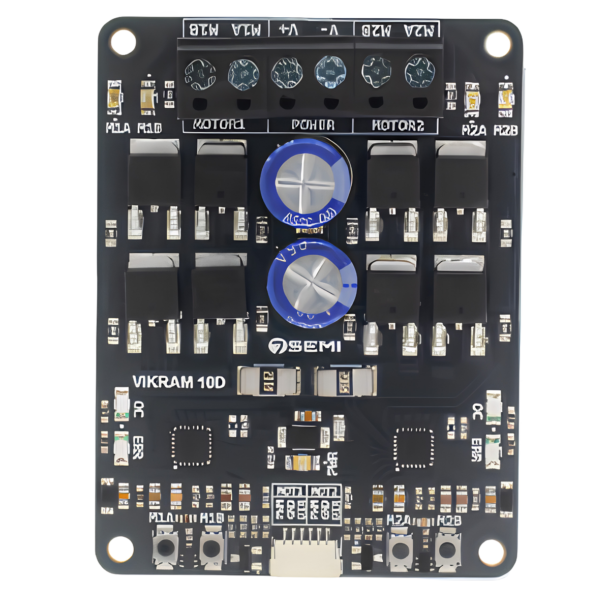 7Semi 10A Dual Channel DC Motor Driver 5V–30V VIKRAM-3010D - Robocraze
