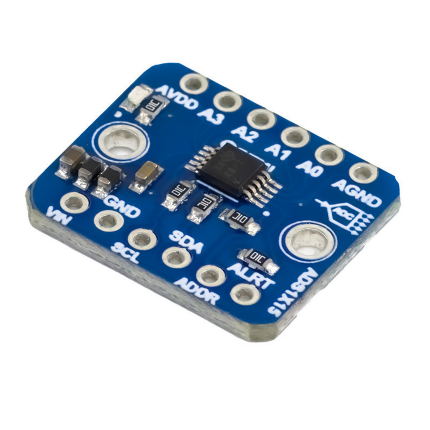 7Semi ADS1015 I2C 4-Channel 12bit ADC Breakout Board-image-12