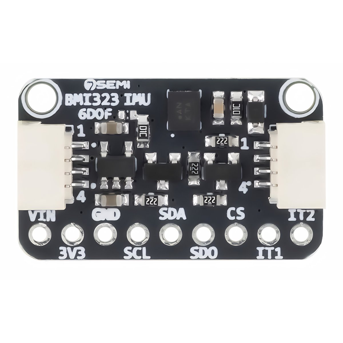 7Semi BMI323 IMU Breakout Board 6DOF Accelerometer Gyroscope Qwiic SPI I2C - Electronic Modules - Breakout Boards - Robocraze