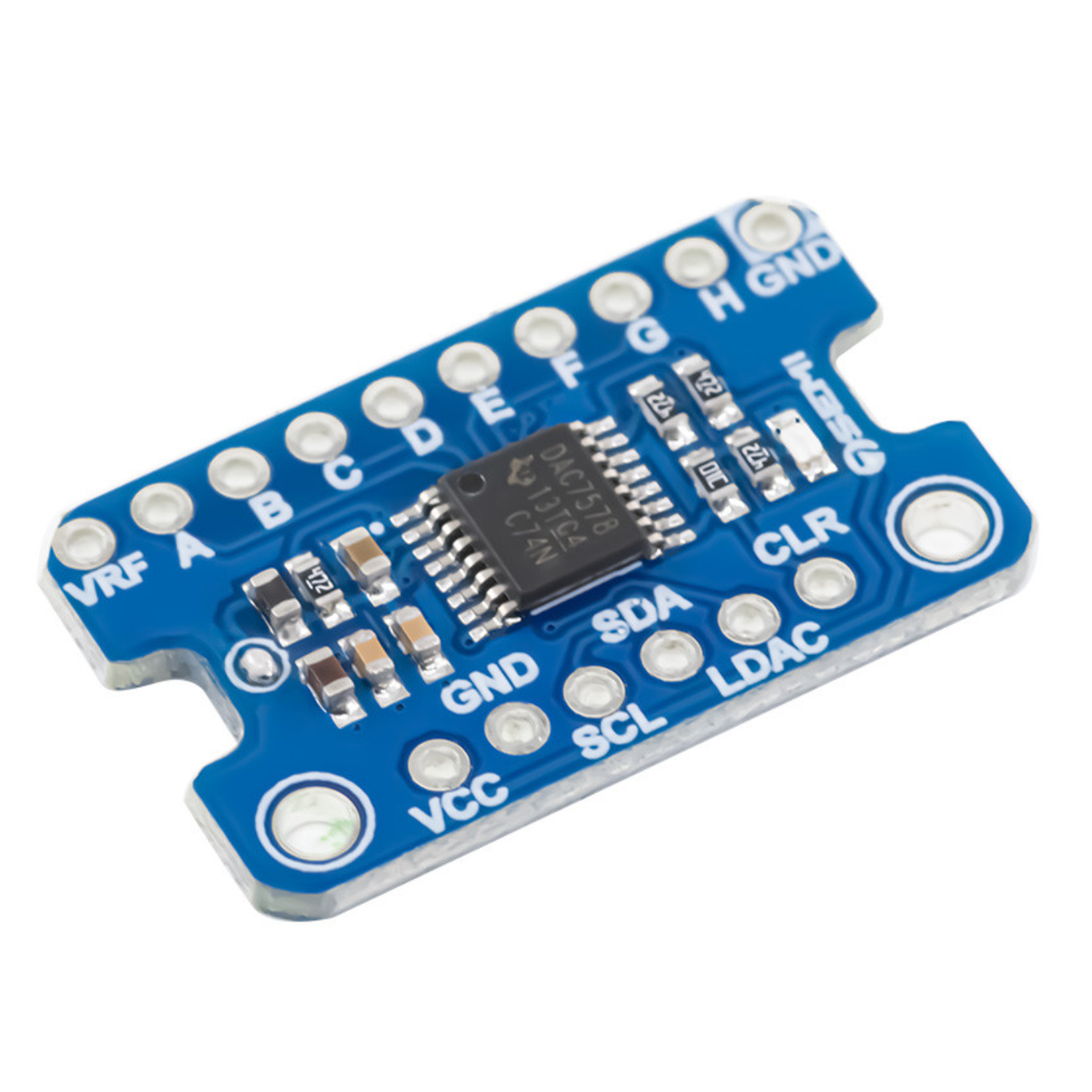 7Semi DAC7578 Breakout Board 8-Channel 12-Bit I2C DAC Module-image-19