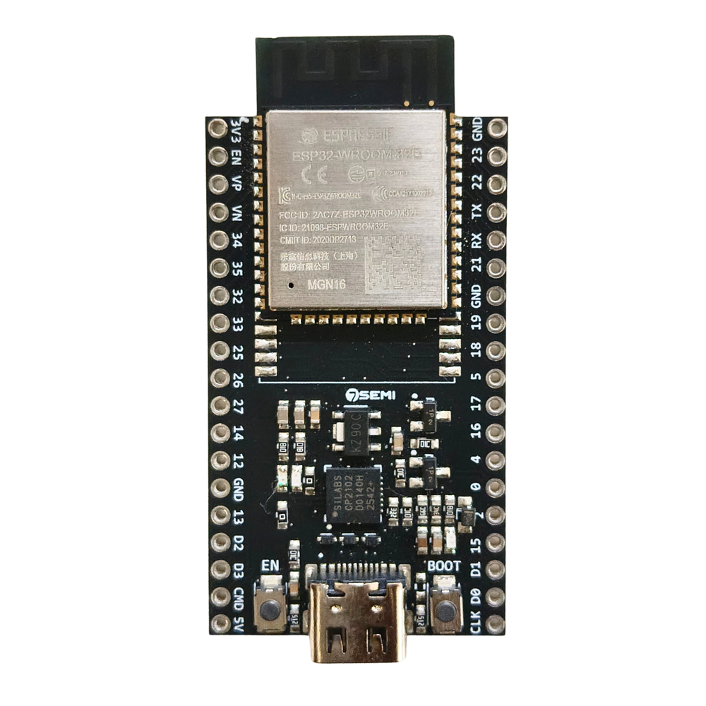 7Semi ESP32-DevKitC ESP32-WROVER Wi-Fi Bluetooth Development Board - Robocraze