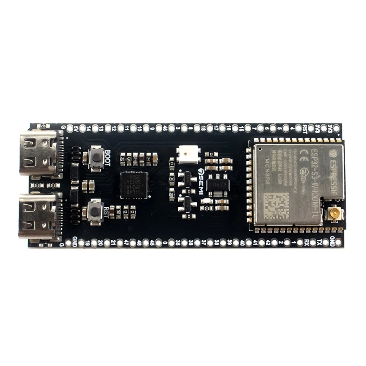 7Semi ESP32-S3-Dev-BoardC-1U-N8R8 WiFi BLE Development Board 8MB Flash 8MB PSRAM - Development Boards