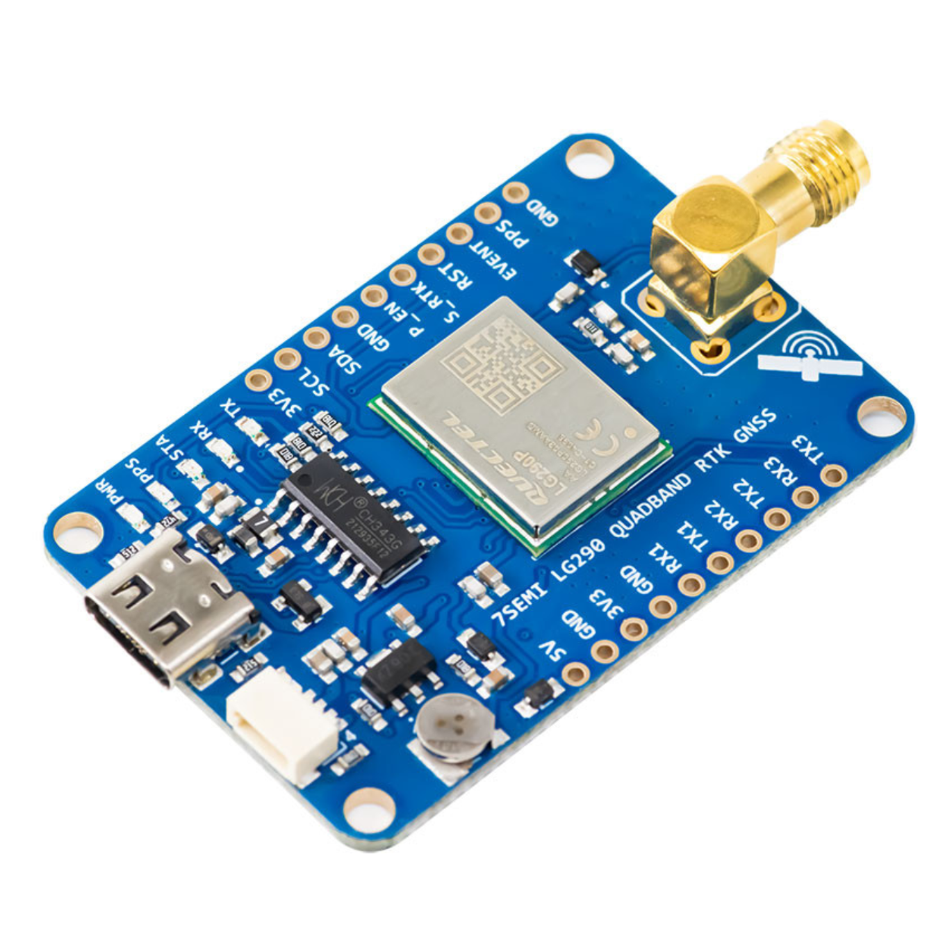 7Semi LG290P Quadband GNSS RTK Positioning Modem Module-picture-28
