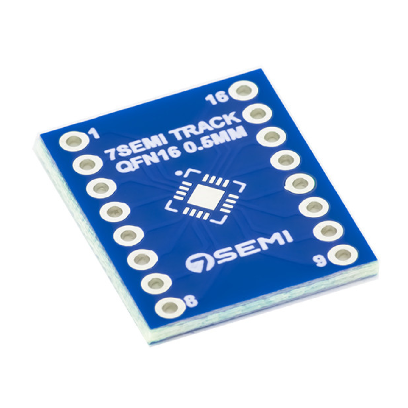 7Semi LGA16 QFN16 0.5mm Breakout Adapter PCB-image-6