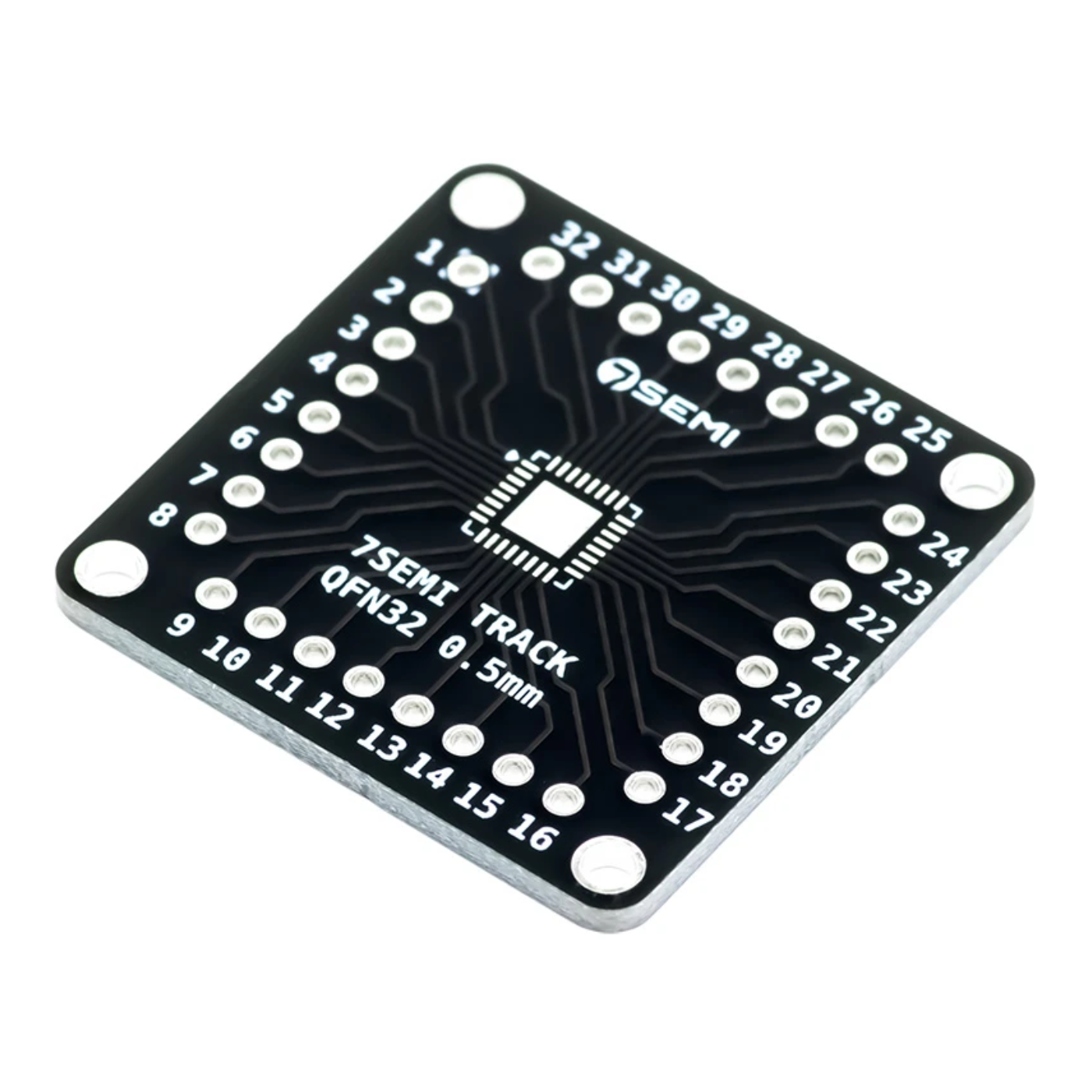 7Semi QFN32 Adapter Board 0.5mm & 0.65mm SMD to DIP Converter for STM, AVR & ESP Prototyping -Electronic Modules -Breakout Boards -Robocraze