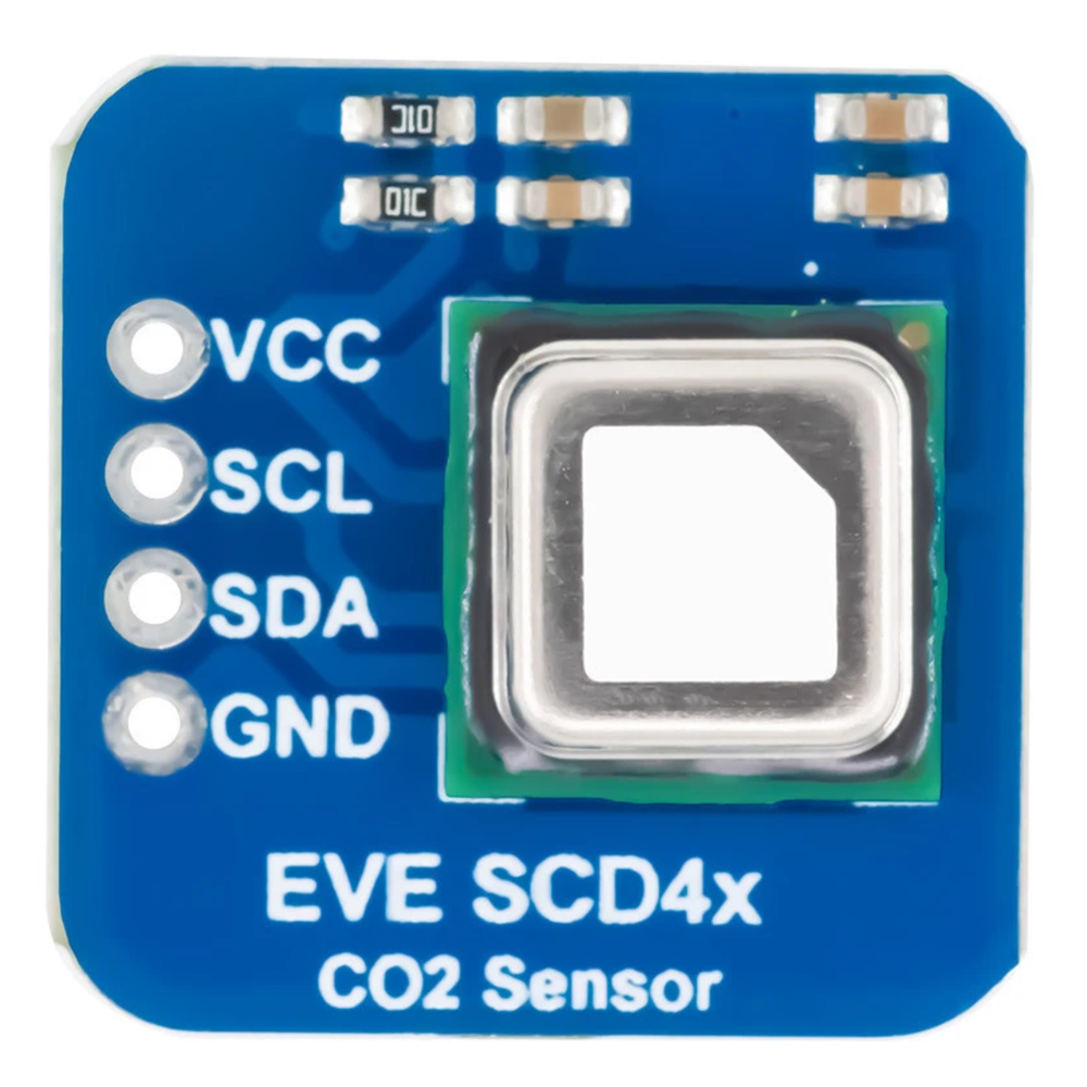 7Semi SCD43 CO2 Temperature & Humidity Sensor Breakout Board I2C Mini -Sensors -Temperature Sensors -Robocraze