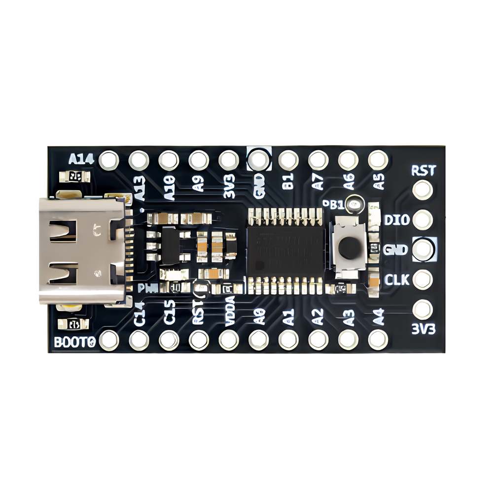 7Semi STM32 ARM 32-bit Cortex-M0+ RISC Mini Development Board USB-C - STM32L031F6P6 - Robocraze