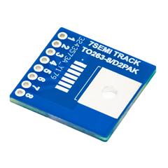 7Semi TO-263-8 D2PAK Breakout Board Adapter PCB -Electronic Modules - Breakout Boards - Robocraze

