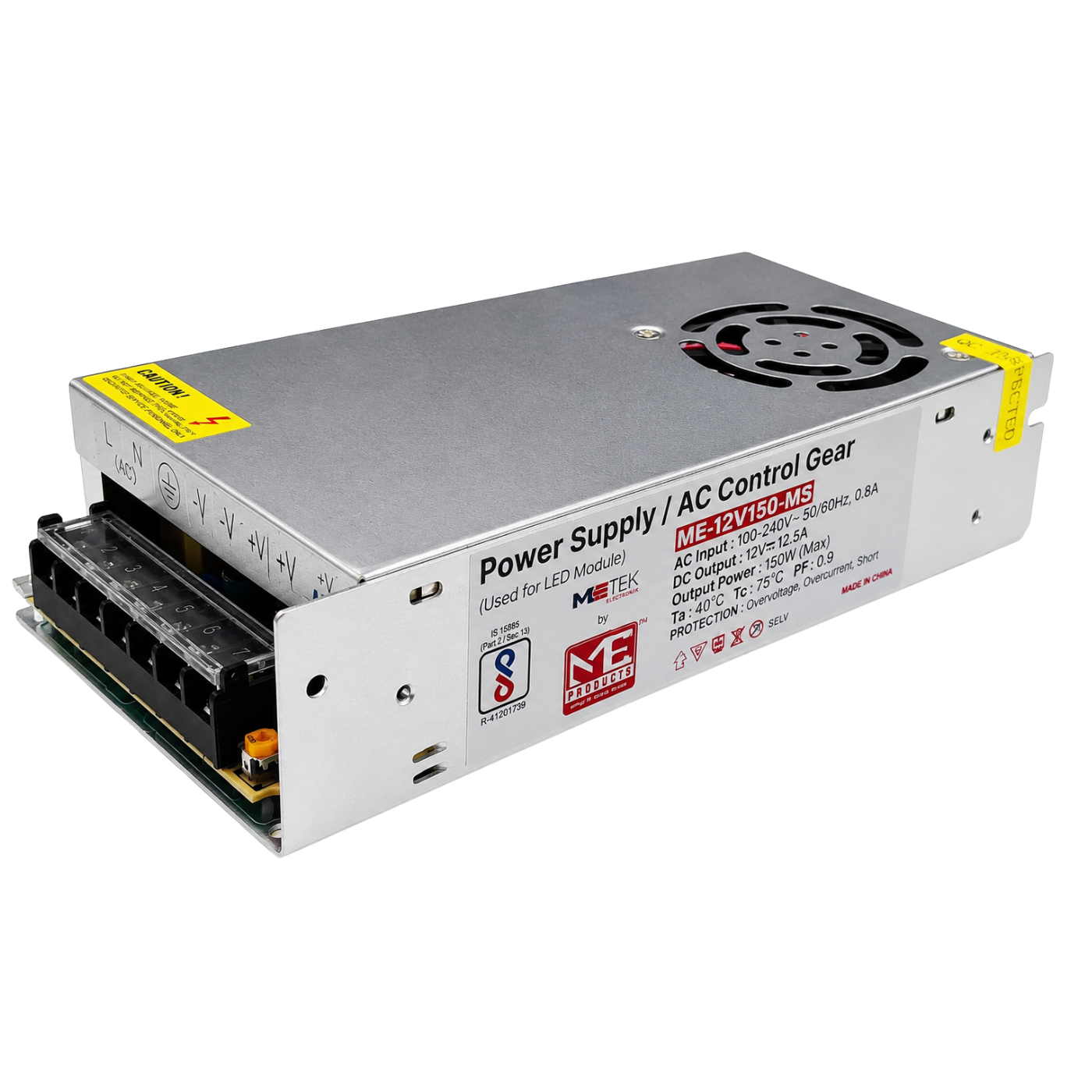 12V 15A Power Supply SMPS – 12V 15A SMPS power supply for automation, robotics & LED drivers. -Power Supply -Robocraze