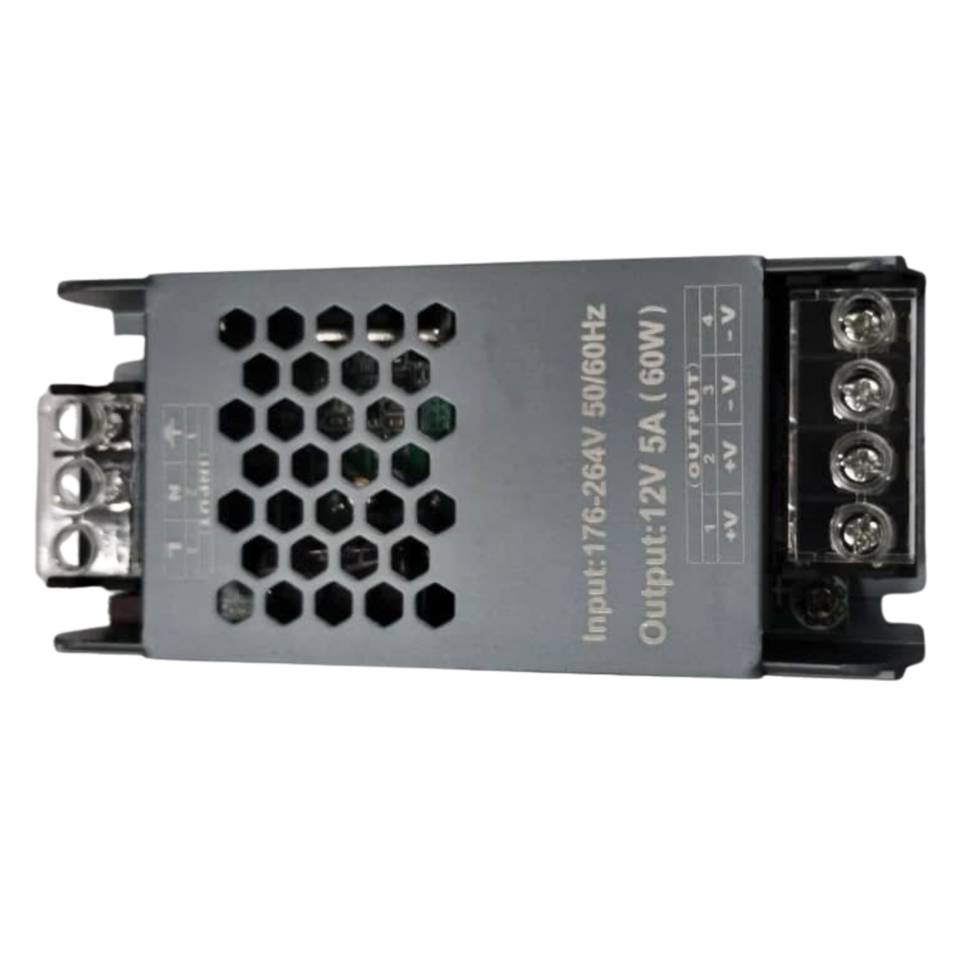 12V 5A SMPS – 12V 5A SMPS power supply for Arduino, LED lighting & security systems. -Power Supply -Robocraze