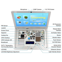 Elecrow CrowPi2 Raspberry Pi Laptop – All-in-one kit for coding & hardware. -STEM Kit -Robocraze