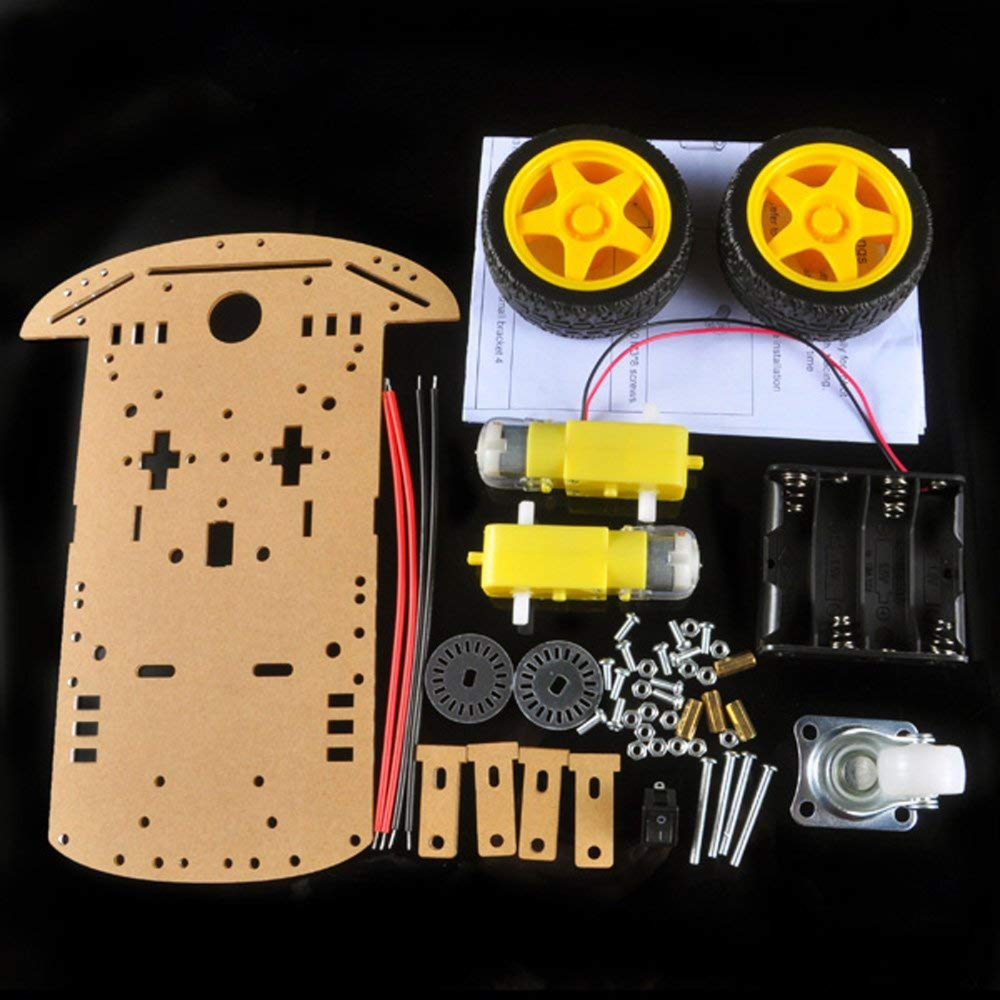 2WD Two Wheel Drive DIY Smart Robot Car Chassis kit - Robocraze