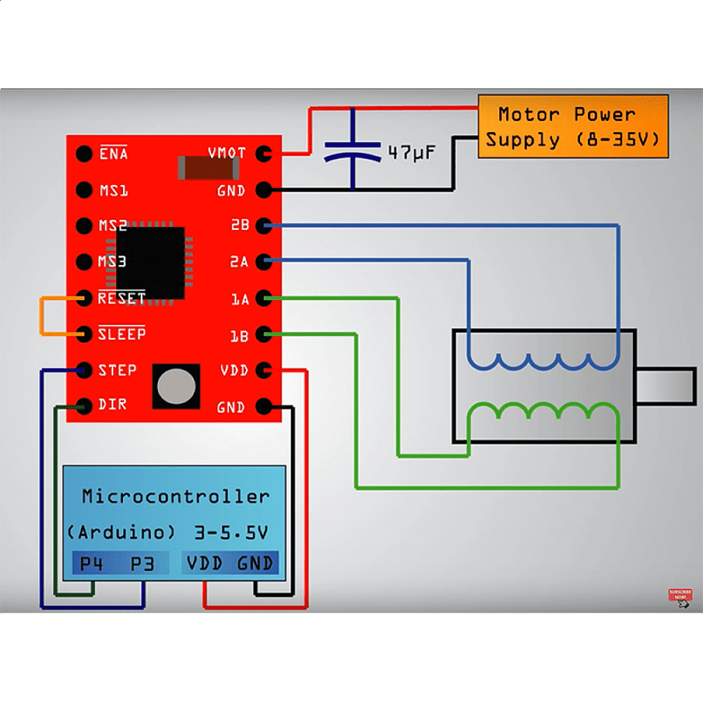 A4988 Stepper Motor Driver with Heat Sink – Precise 3D printer control.-Robocraze
