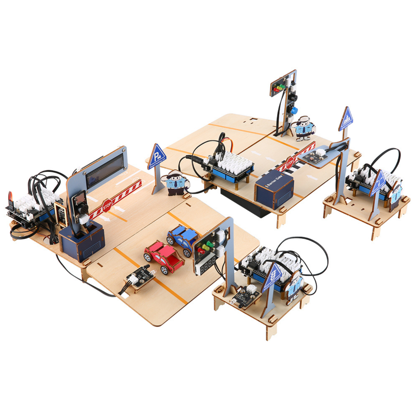 ACEBOTT QE036 Intelligent Transportation STEM Education Kit with ESP32 - Robocraze