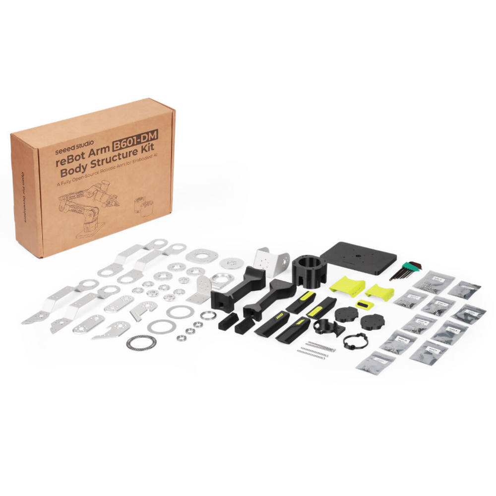 Seeed Studio reBot Arm B601-DM Unassembled Robotic Arm – 6+1 DoF Platform for Physical AI & Robotics Education -DIY Kits -Robot Kits -Robocraze