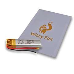 Witty Fox 3.7V 200mAh LiPo Battery Rechargeable -Lithium Polymer Battery for Drone -Robocraze