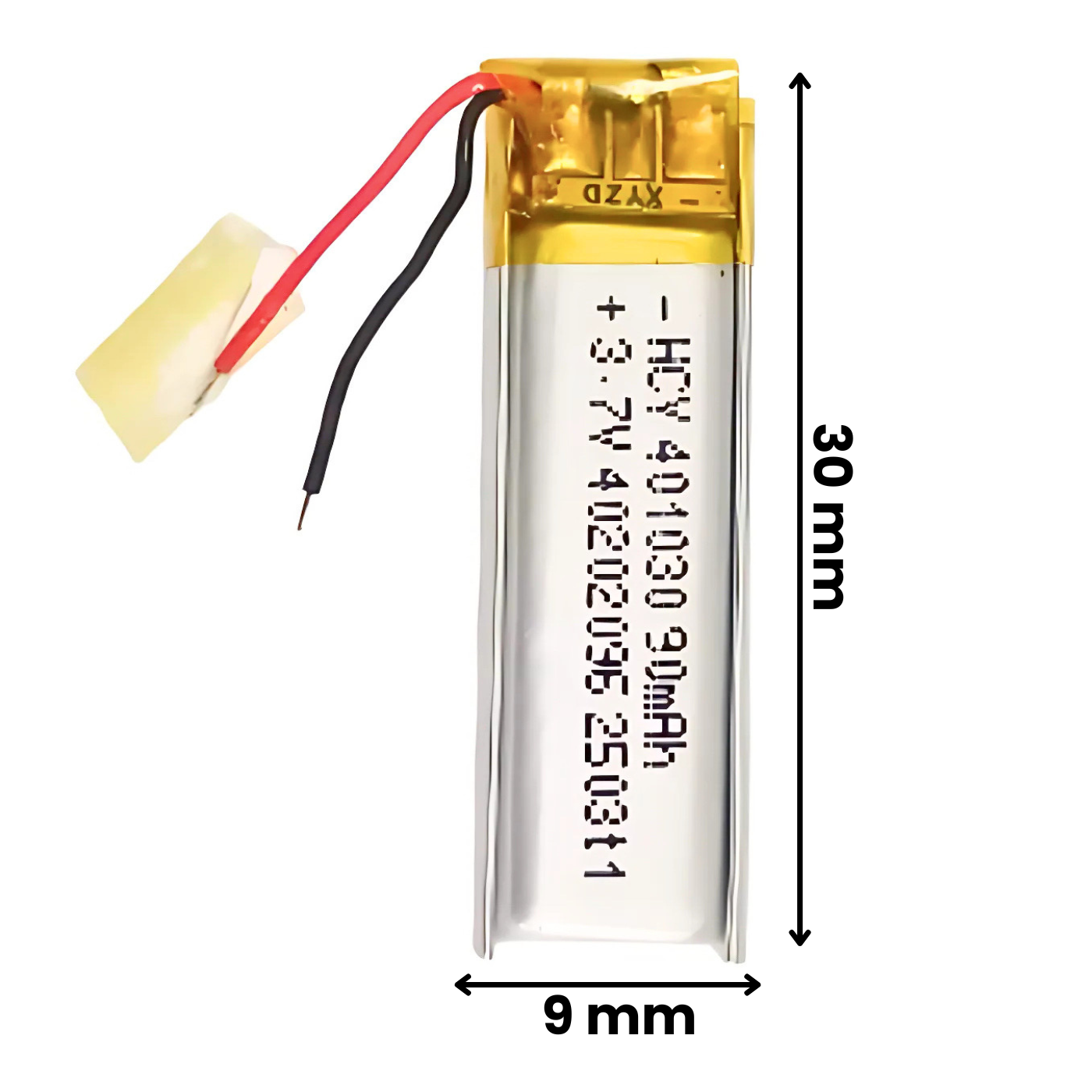 Witty Fox 90 mAh Rechargeable 3.7 V LiPo Battery -Lithium Polymer Battery for Drone -Robocraze