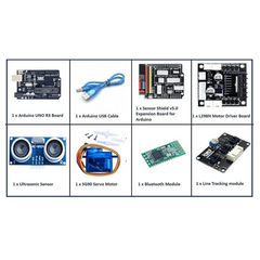 DIY Uno Project Smart Robot Car Kit V3.0 – Advanced DIY Kits, STEM Kits, Robot Kits -Robocraze