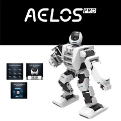 AELOS PRO 19DOF Humanoid Robot AI Kit with Built-in Camera & Sensor -Robocraze