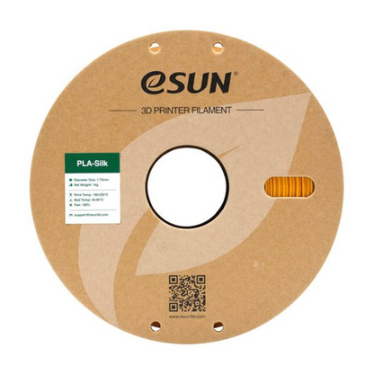 eSun PLA-Silk 1.75mm Filament 1kg/roll Yellow Color -3D Printers/Pens -Filaments -Robocraze