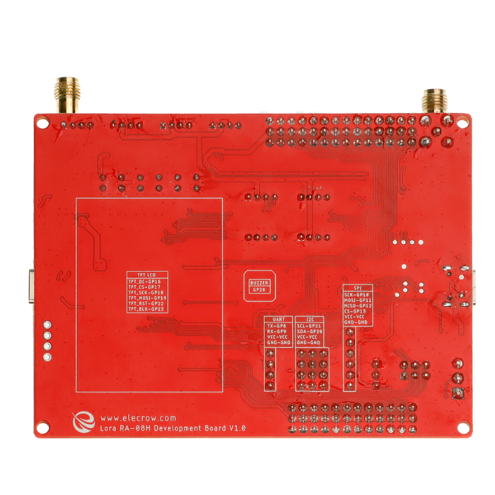 Elecrow LoRaWAN RA-08H Development Board – RA-08H board with RP2040 & LCD for IoT. -Robocraze