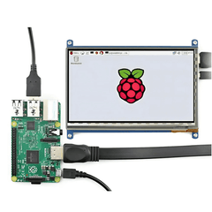 7 inch LCD Capacitive Touch Panel – 7" capacitive LCD with HDMI & USB for Raspberry Pi - LCD Display - Robocraze